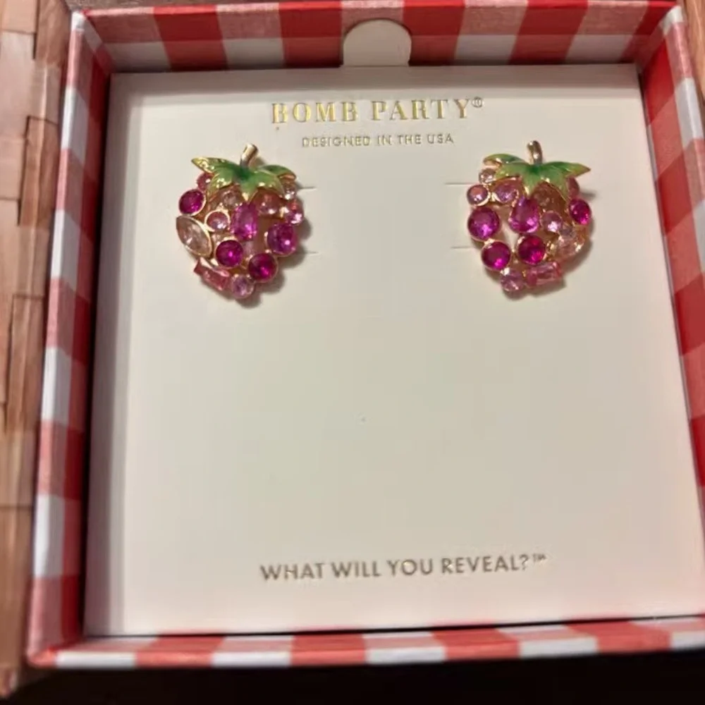 Bomb Party Multicolor Flower Drop Earrings